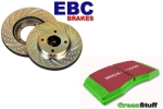 EBC Turbo Groove Disc + Greenstuff VA + HA
