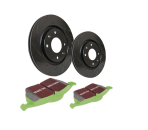 EBC Black Dash Discs + EBC Greenstuff für Skoda Octavia RS 5E 220PS/230PS/184PS