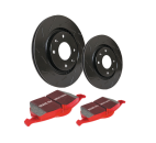 EBC Black Dash Discs + EBC Redstuff für Skoda Octavia RS 5E 220PS/230PS/184PS